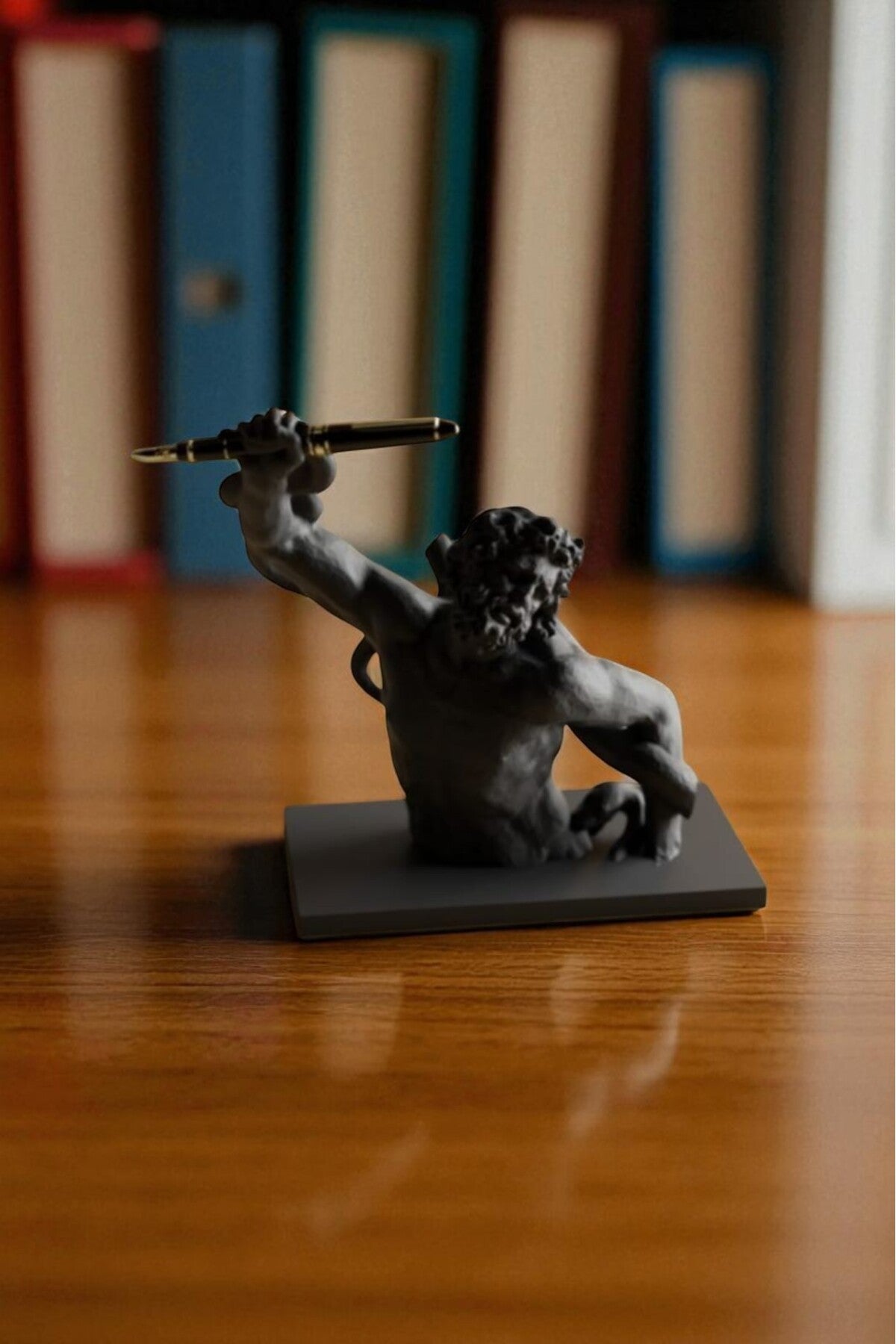 3D Dekoratif Obje Biblo Antik Kalemlik, heykel, büst, süs