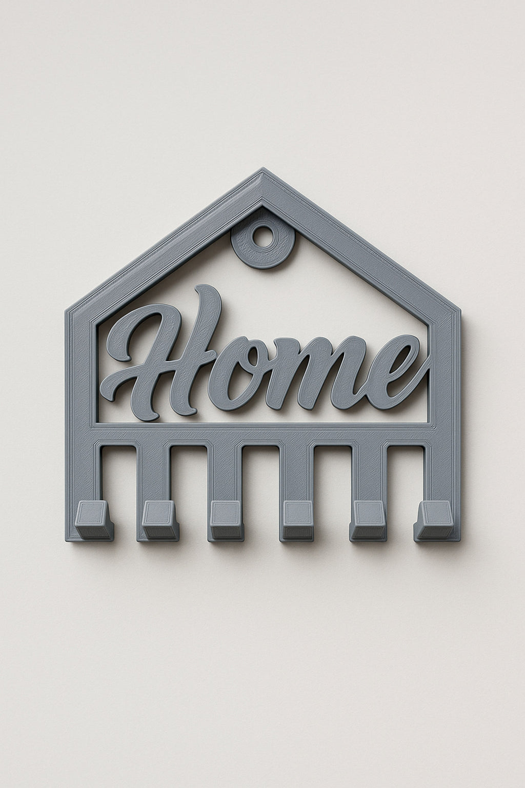 Dekoratif Açılır Kapanır Anahtar Askı Home Detay 15 X 15 Cm - Görsel 5