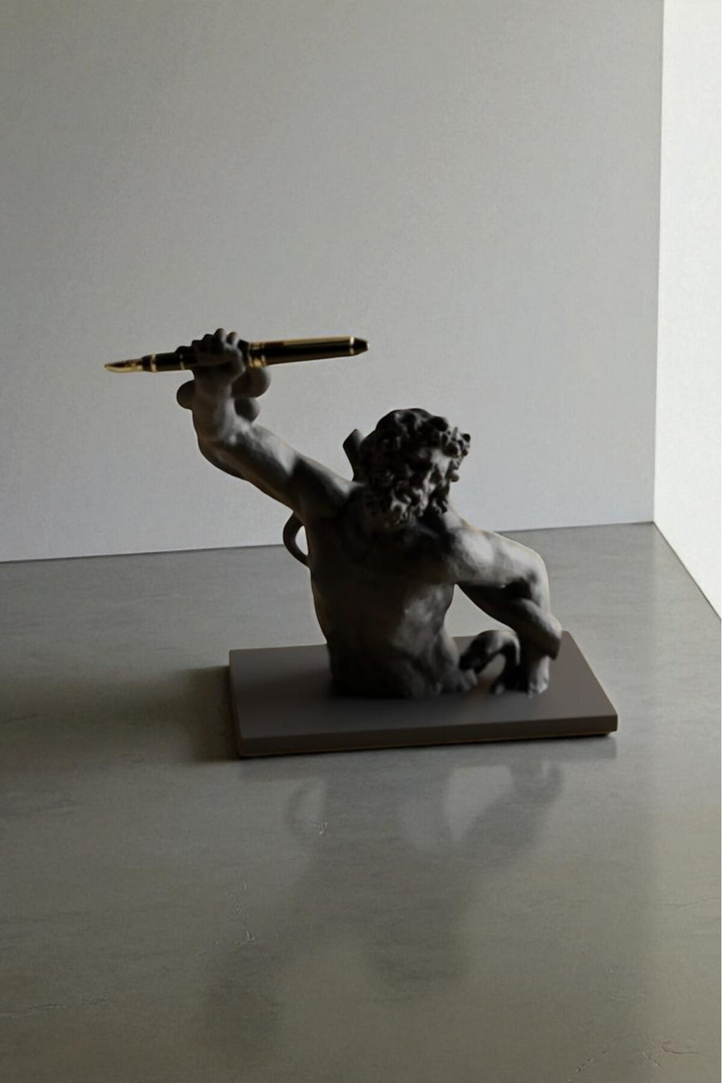 3D Dekoratif Obje Biblo Antik Kalemlik, heykel, büst, süs