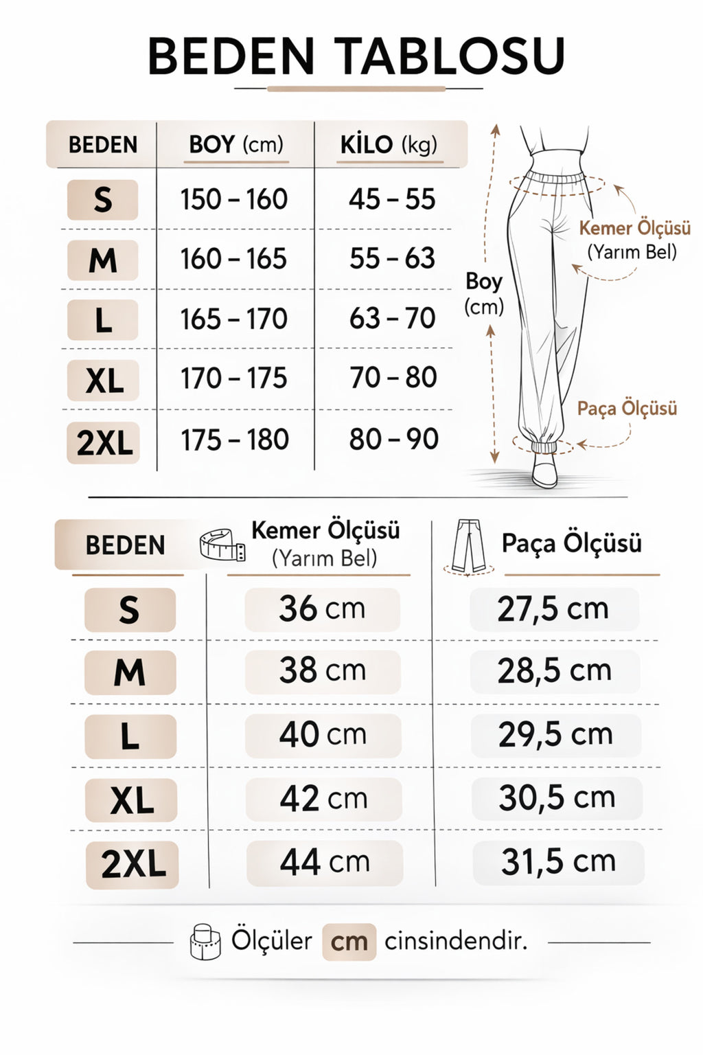 Kadın İnce Saten Pantolon – Yazlık, Yüksek Bel, Beli Lastikli, Cepli, Bol Paça - Kahverengi Leopar ürün görseli 6